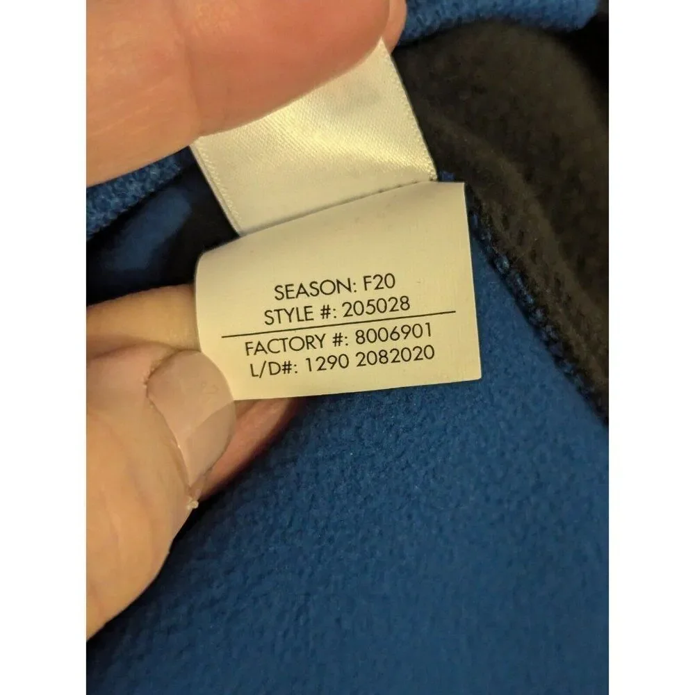 Spyder Sweater Mens Medium Bandit Half‎ Zip Fleece Jacket Mock Neck Blue - Picture 10 of 16